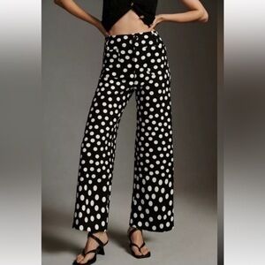 SOLD! Anthropologie Maeve Colette Polkadot Ponte Pants size 29